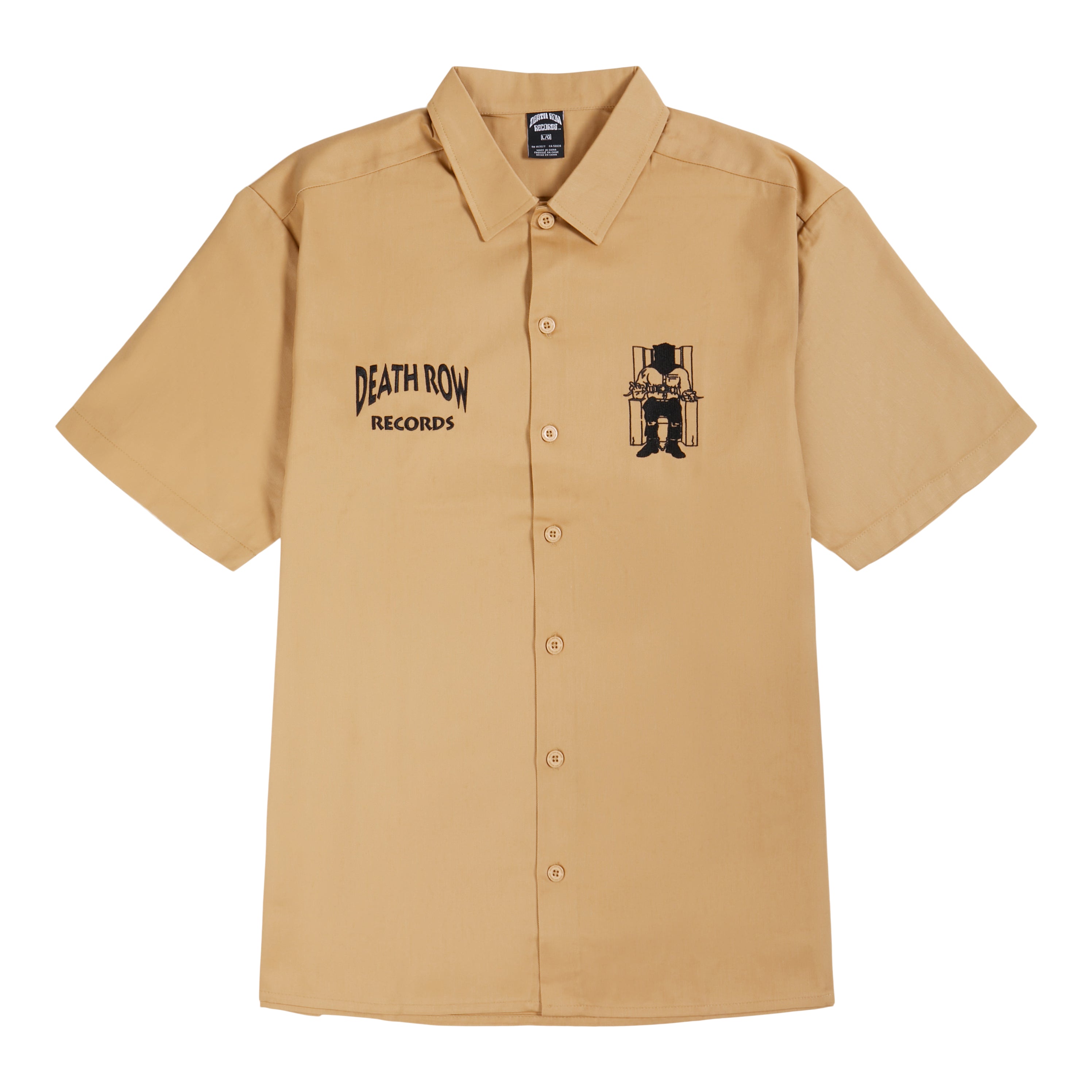 Death Row Khaki Work Shirt S/S Shirt