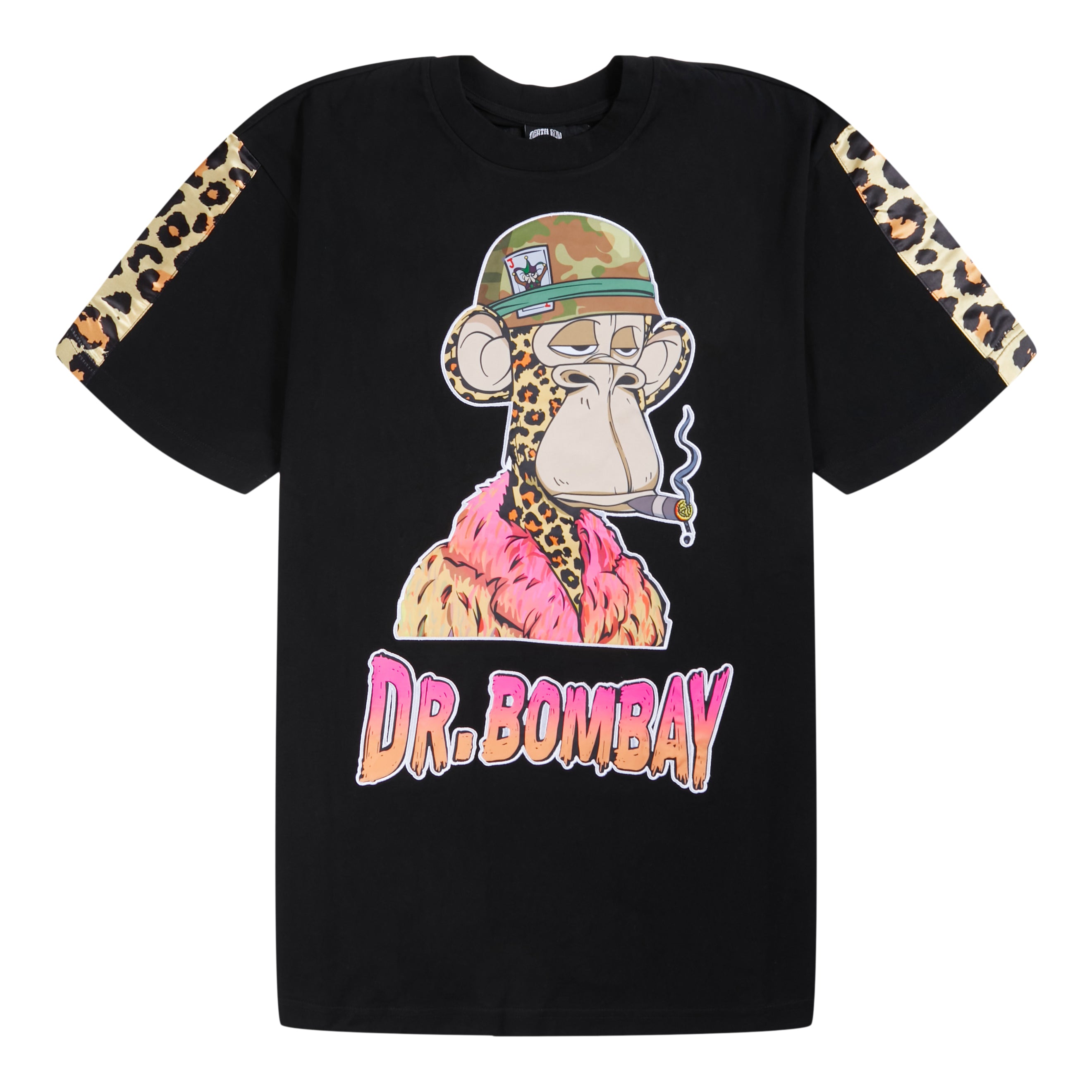 Dr. Bombay Embroidered Leopard Tee