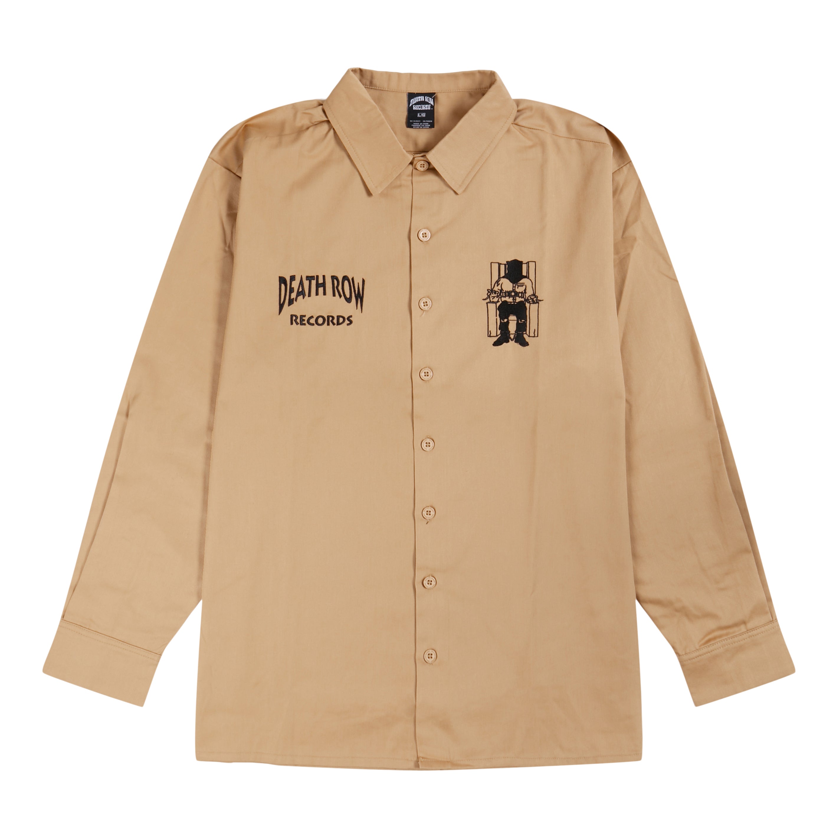 Death Row Khaki L/S Shirt