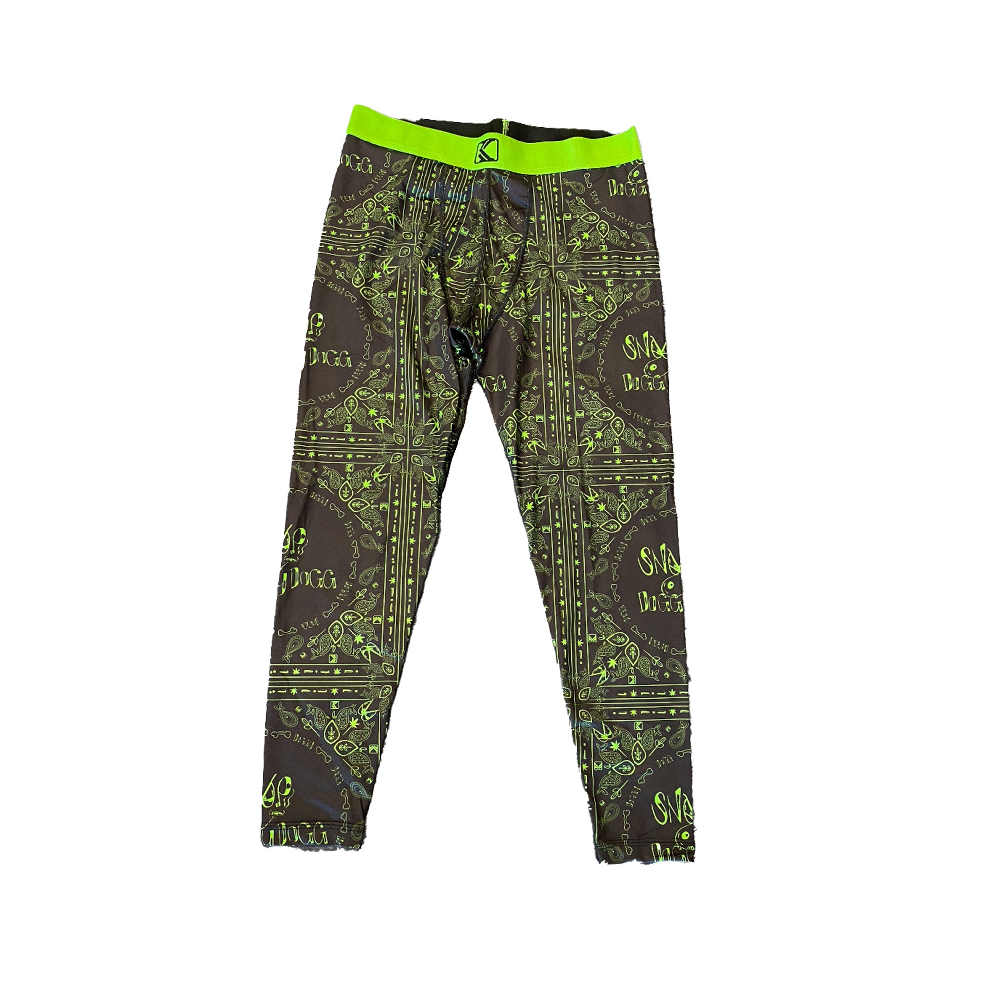 Mens Leggings BLK/GN