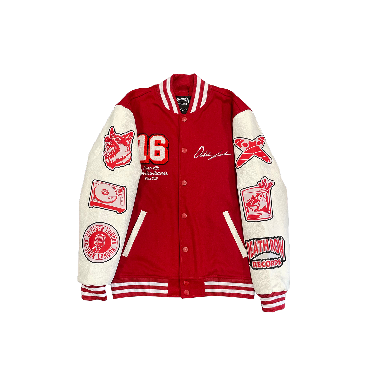 Death Row October London Varsity Jacket