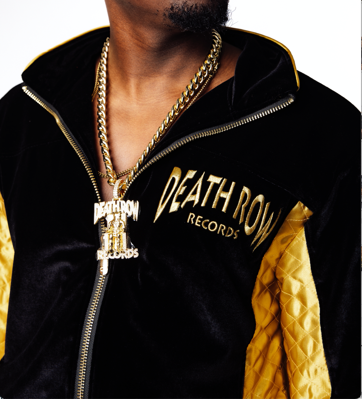 Death Row Metallic Track Jacket