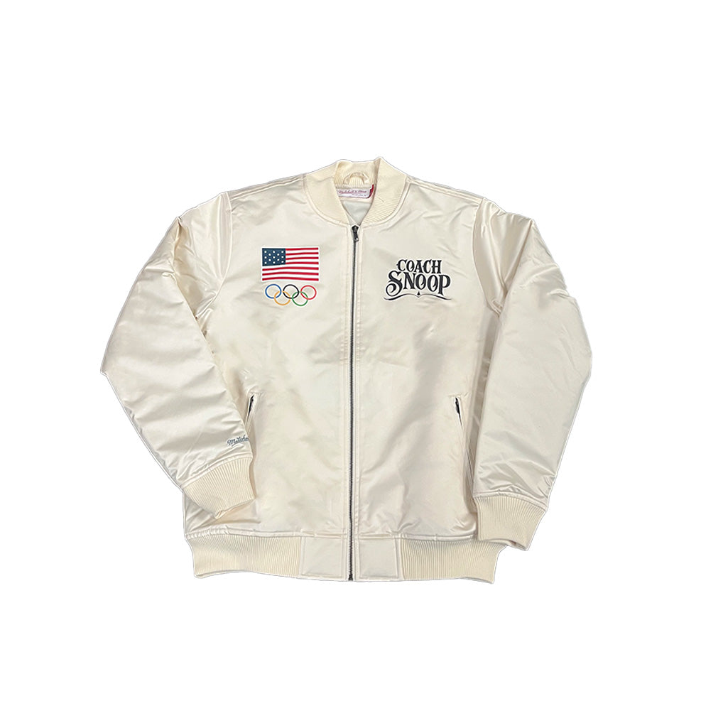 Coach Snoop's Team USA Nylon Bomber Jacket - Pearl – The Snoopermarket