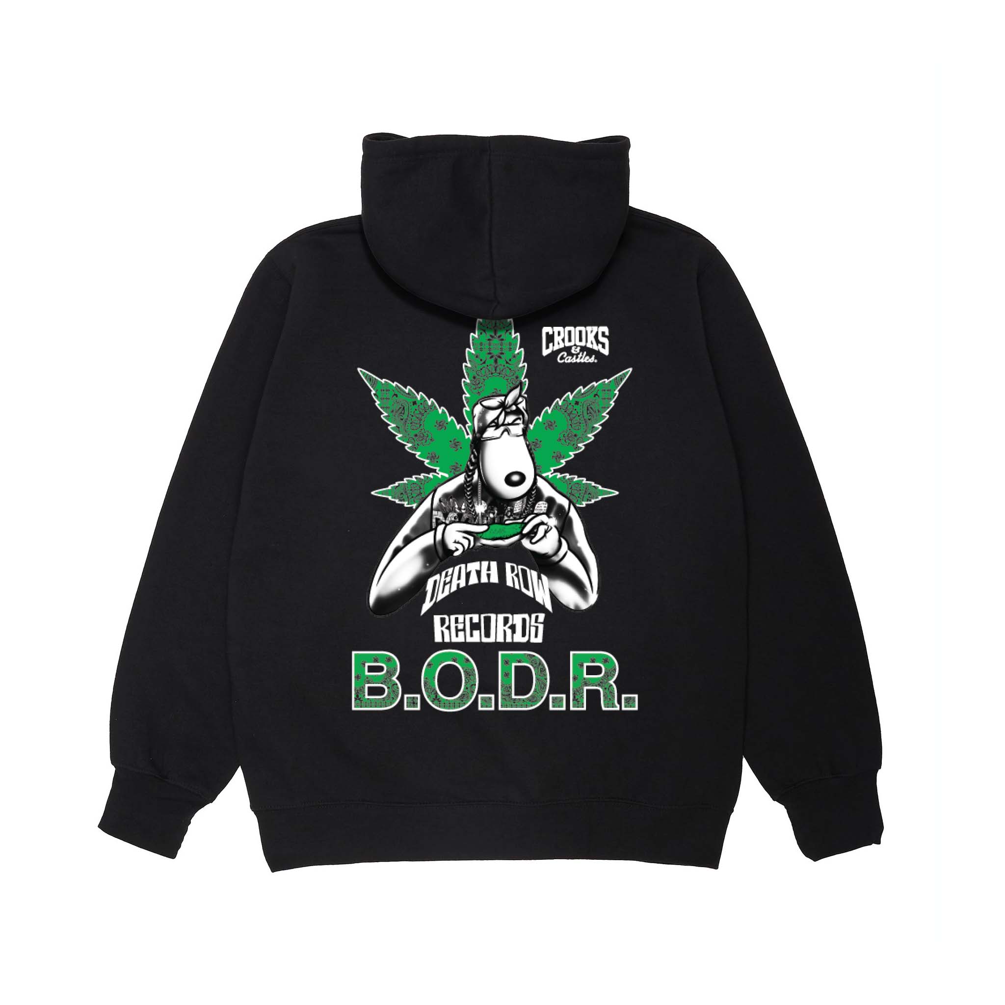 B.O.D.R. x Crooks Green Hoodie