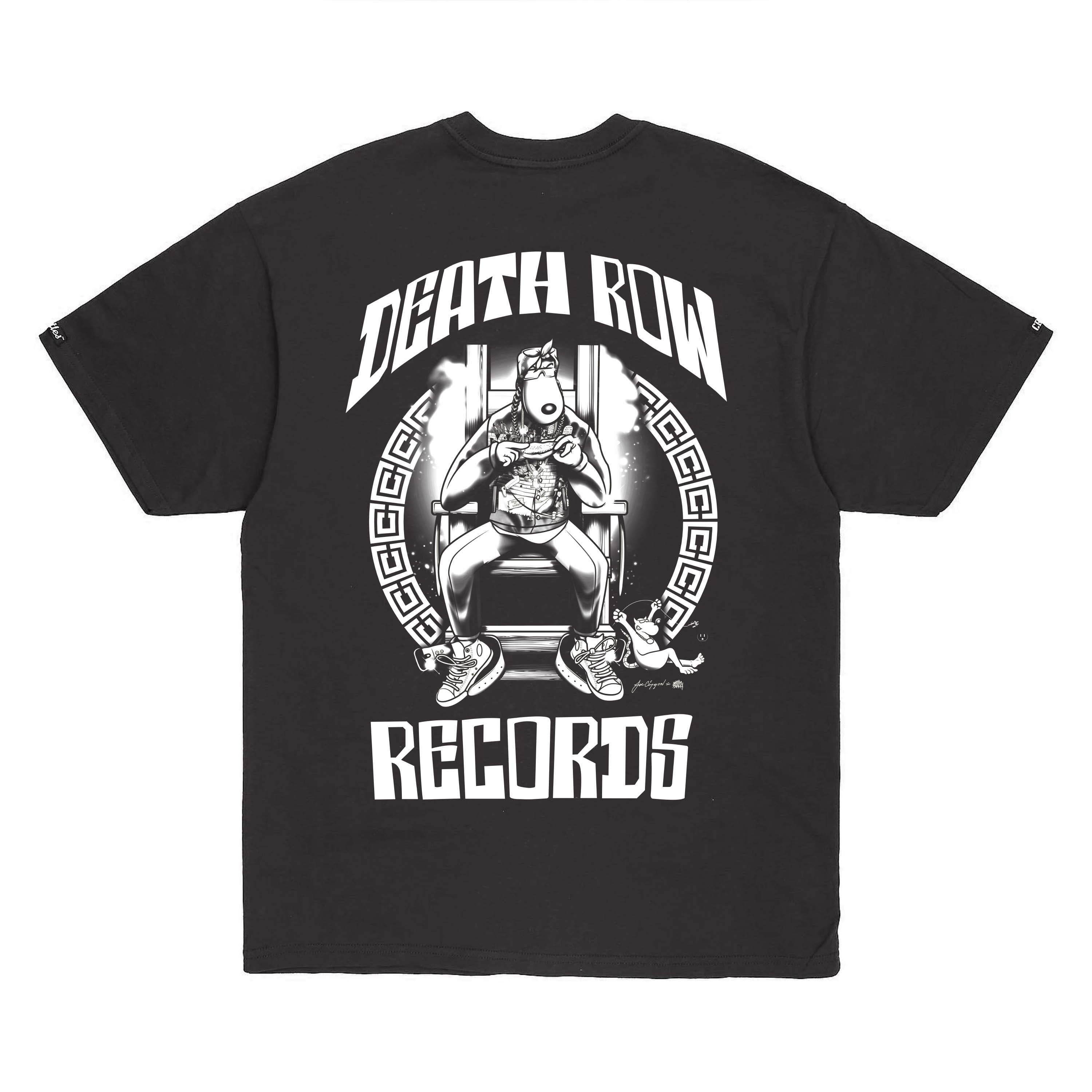 Death Row x Crooks B.O.D.R. Black Tee