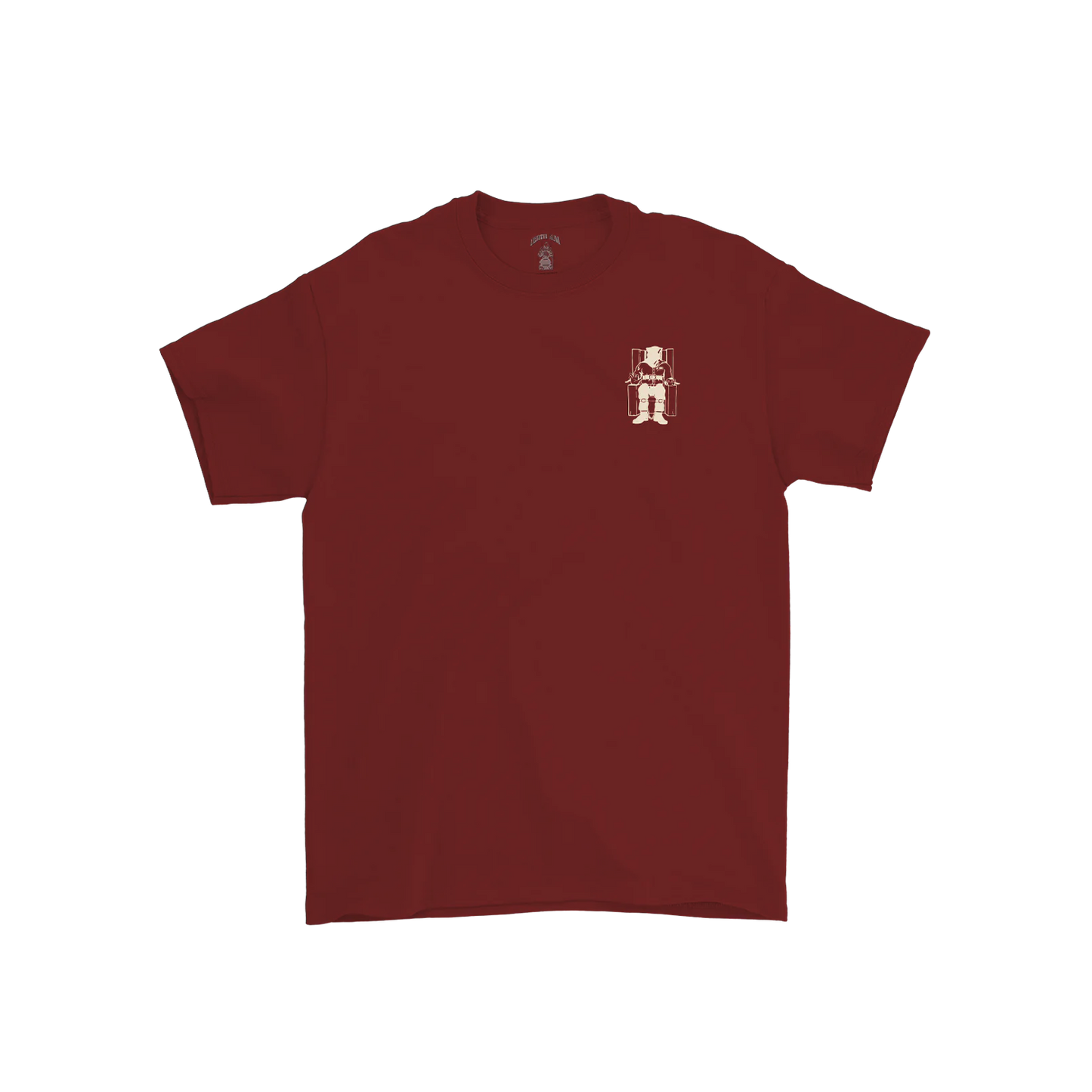 Death Row Electric Chair Embroidered Tee