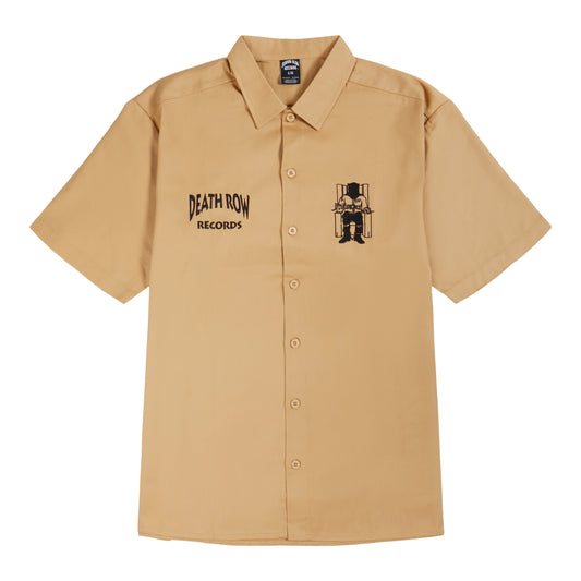 Death Row Khaki Work Shirt S/S Shirt