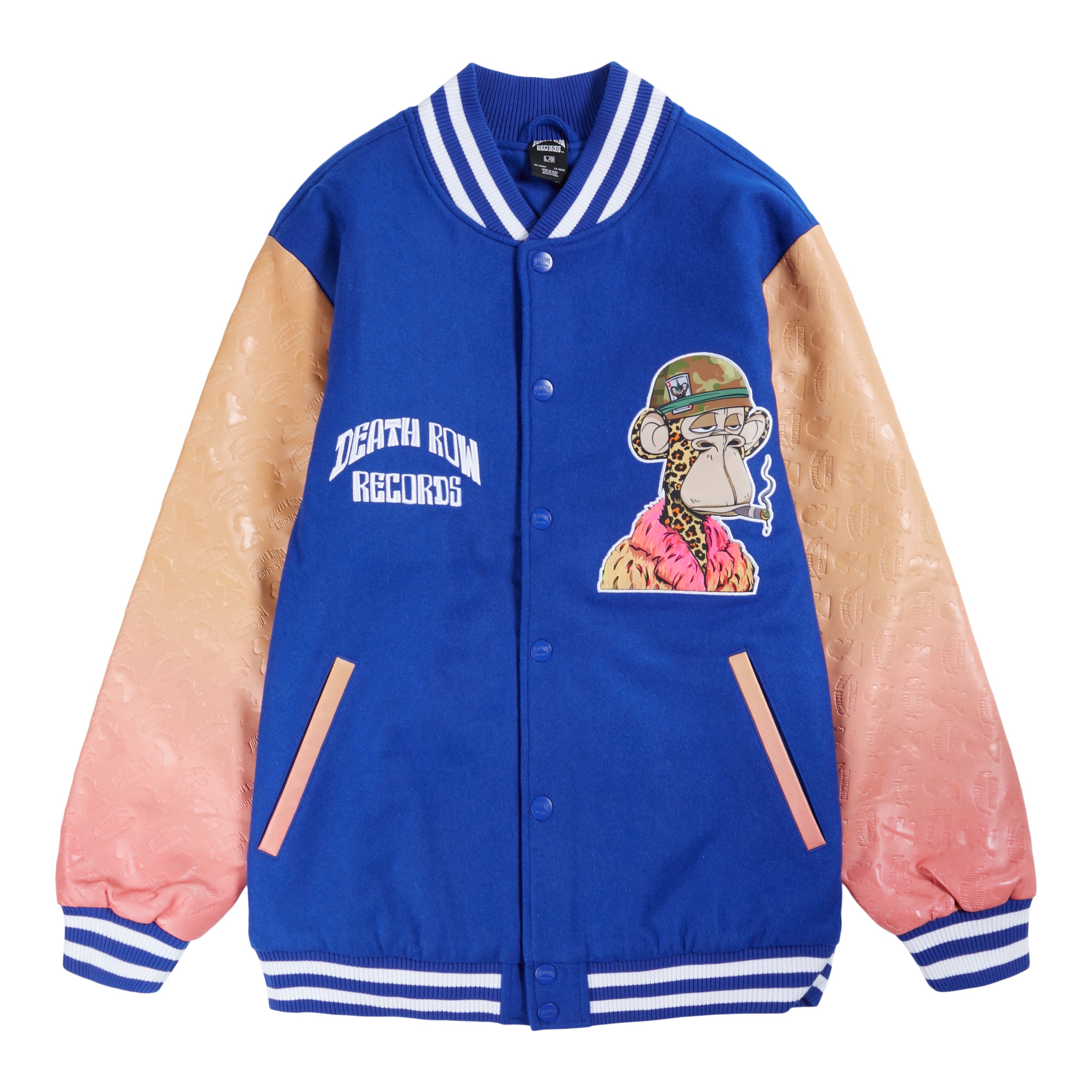 Dr. Bombay Embroidered Sunset Varsity Jacket