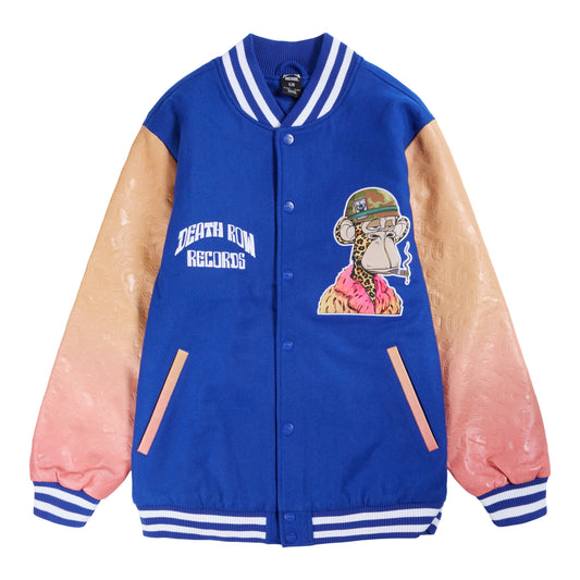 Dr. Bombay Embroidered Sunset Varsity Jacket