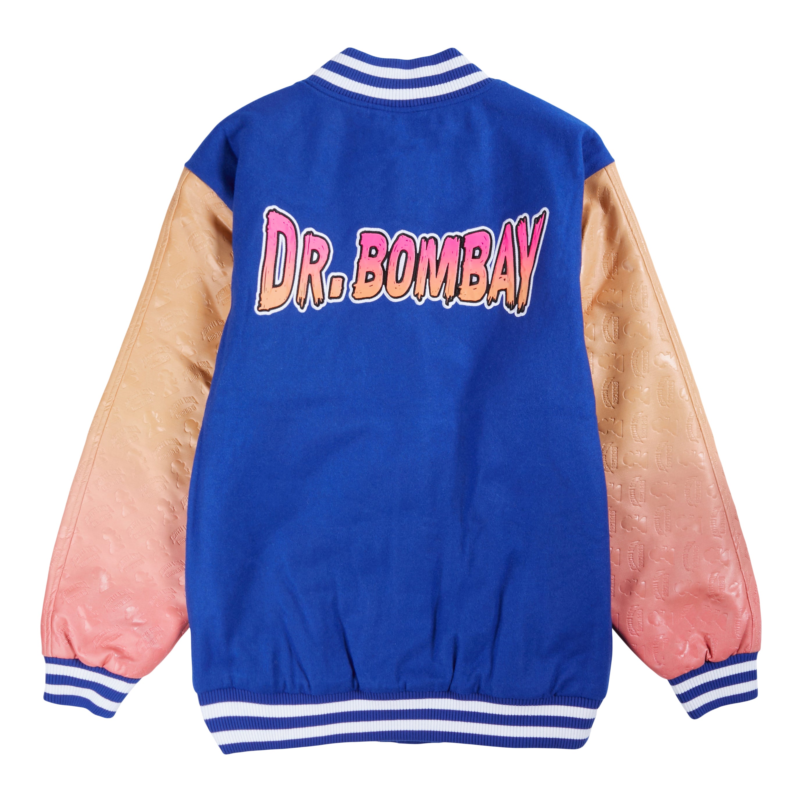 Dr. Bombay Embroidered Sunset Varsity Jacket