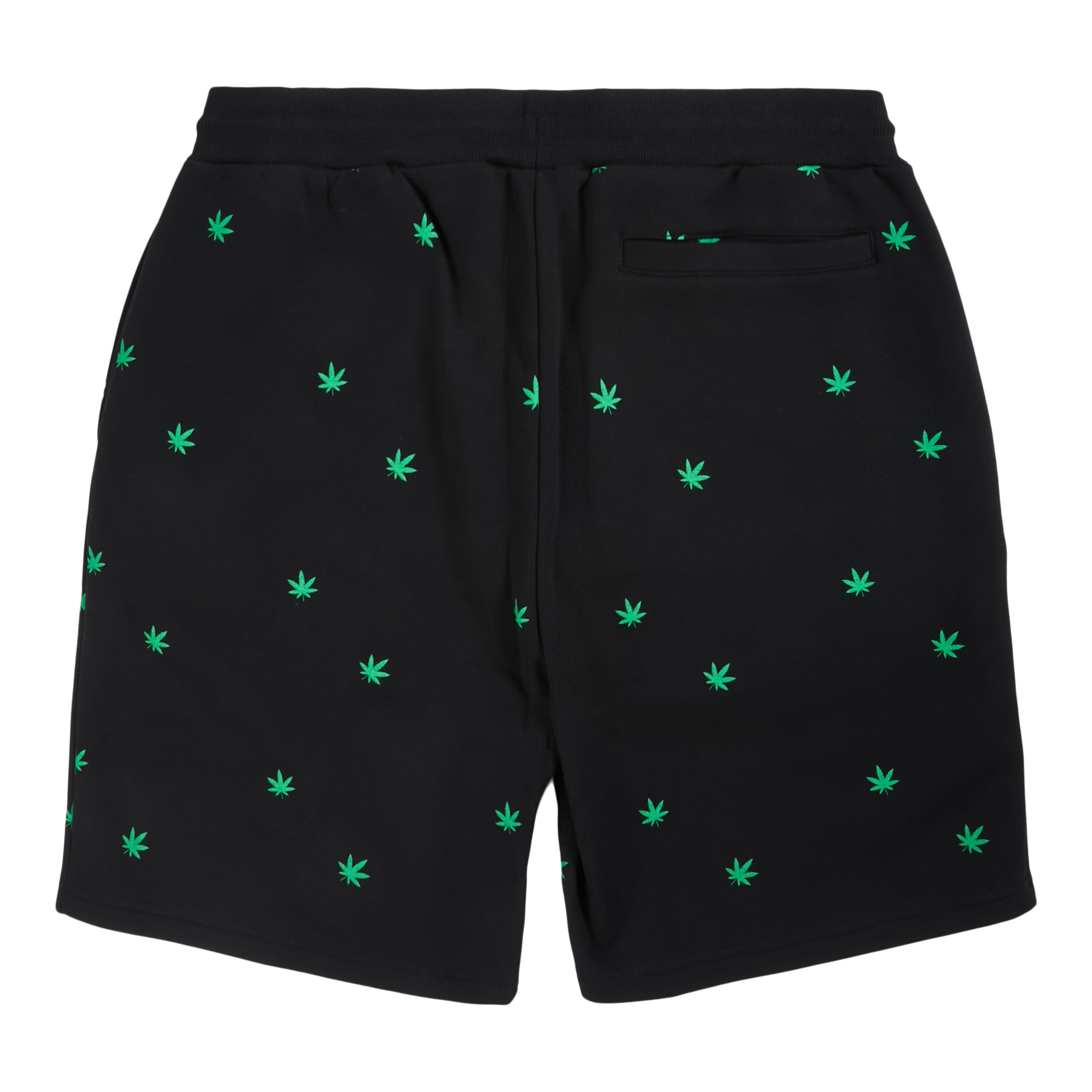 Death Row AOP Weed Leaf Shorts Black