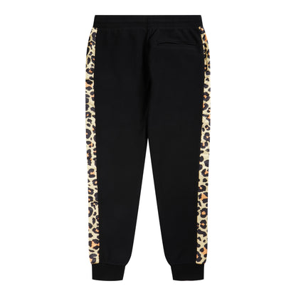 Dr. Bombay Embroidered Leopard Joggers