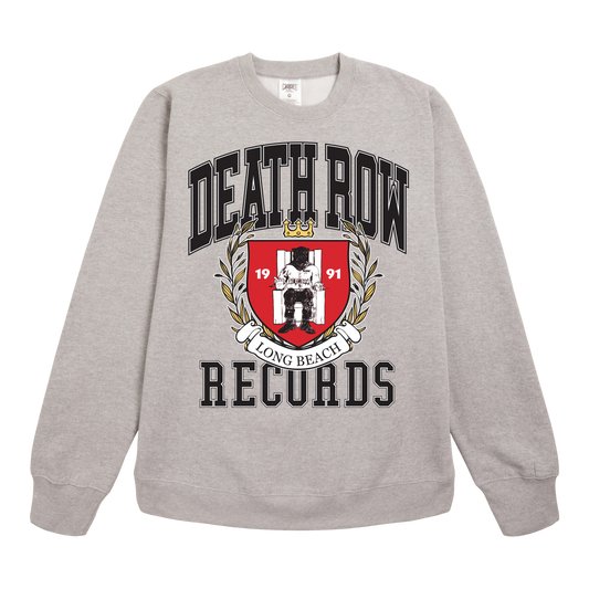 Death Row Records University Tee Grey L/S