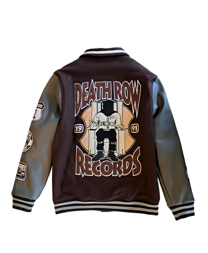 Death Row Patched Varsity Jacket