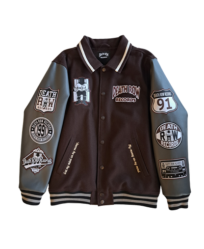 Death Row Patched Varsity Jacket