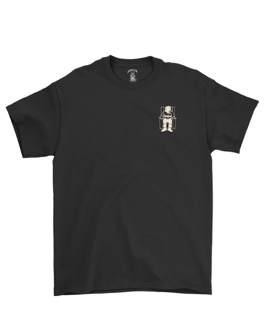 Death Row Electric Chair Embroidered Tee