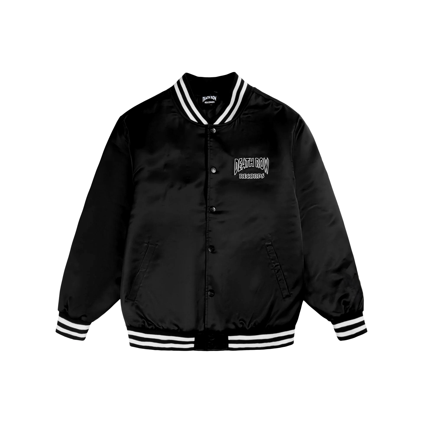 Death Row Satin Varsity Jacket Jacket