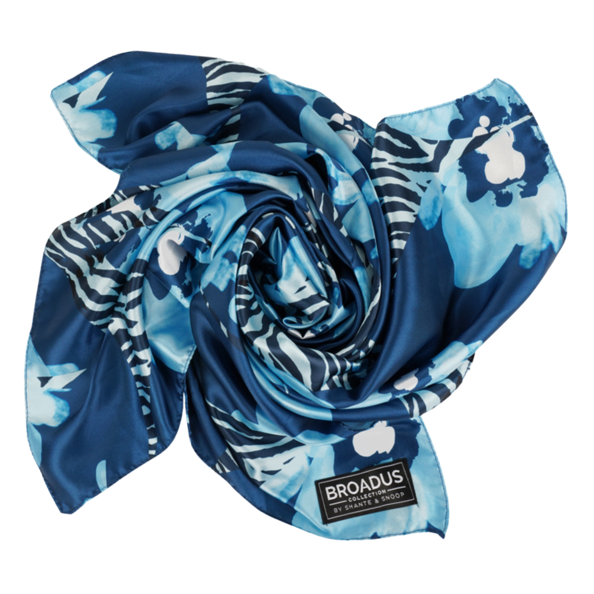 Broadus Collection Floral Zebra Scarf