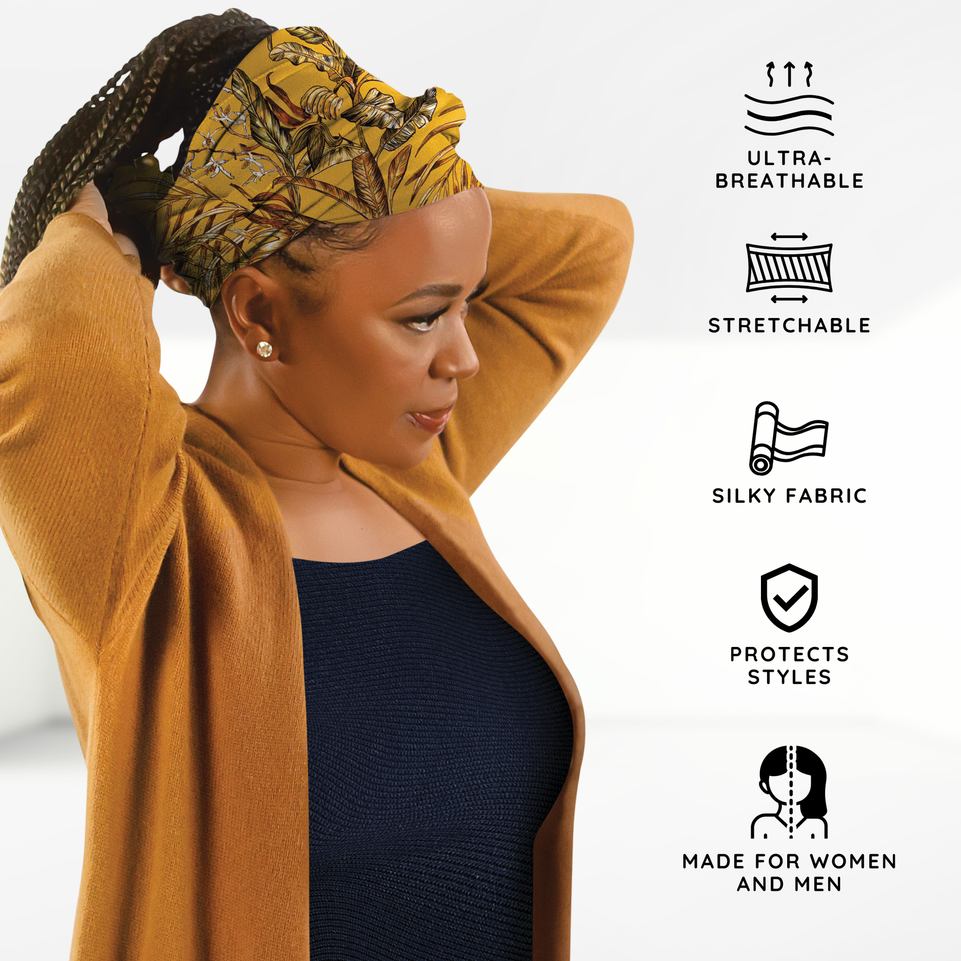 Broadus Collection Golden Tropics Scarf