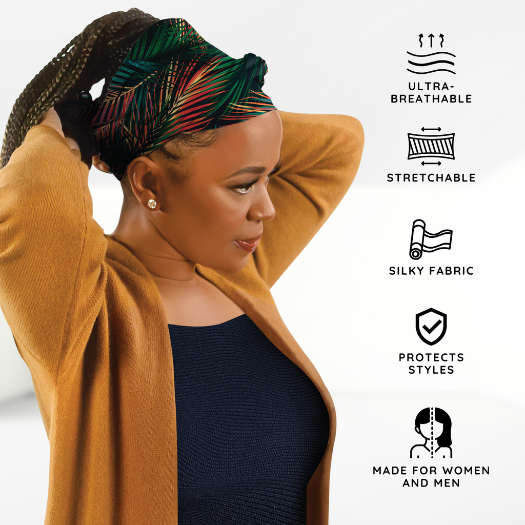 Broadus Collection Island Palm Scarf