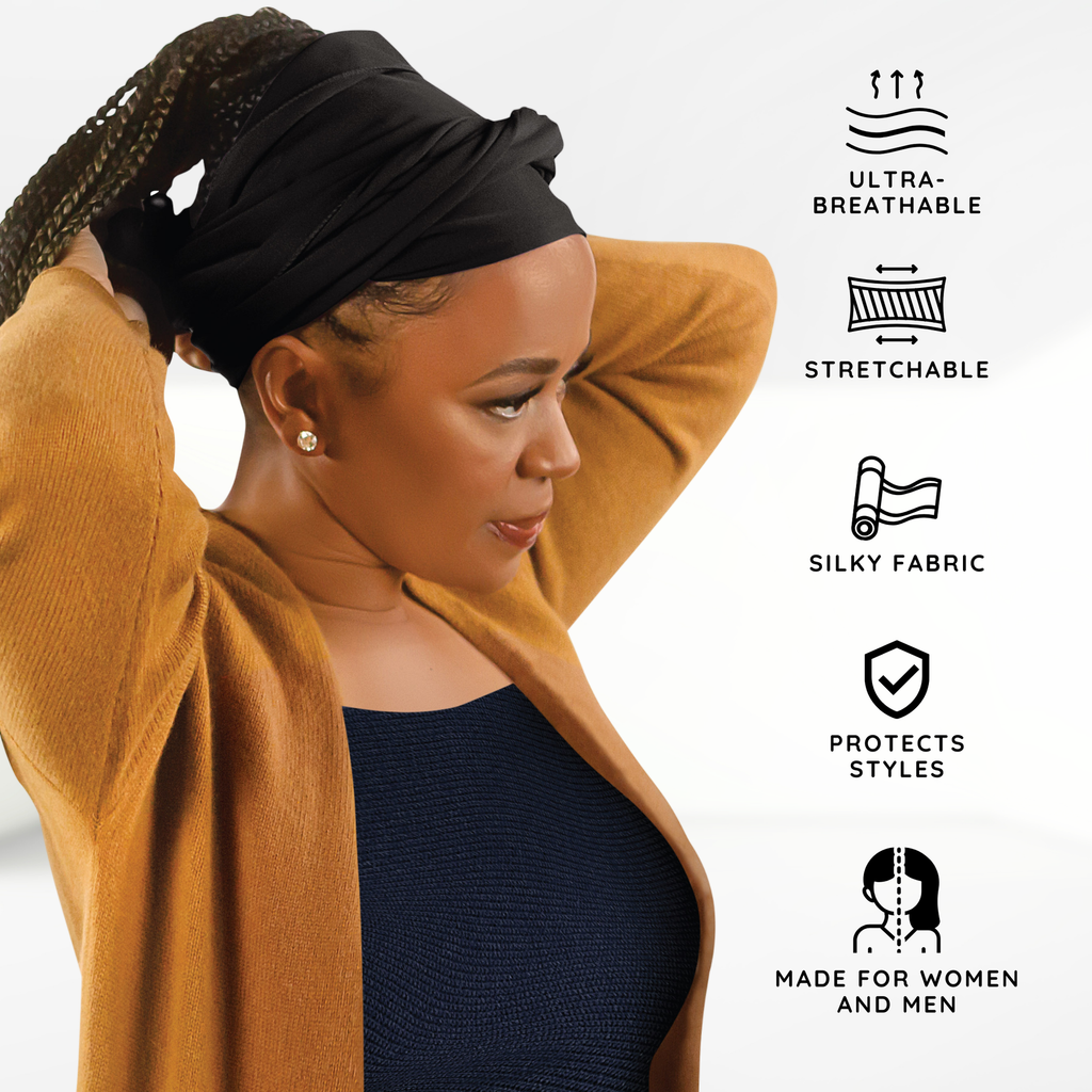 Broadus Collection Black Scarf