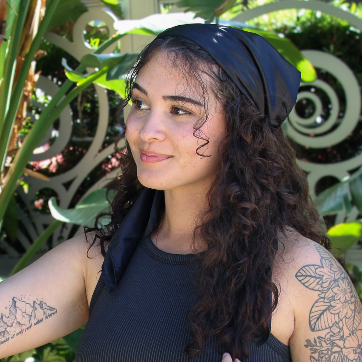 Broadus Collection Black Scarf