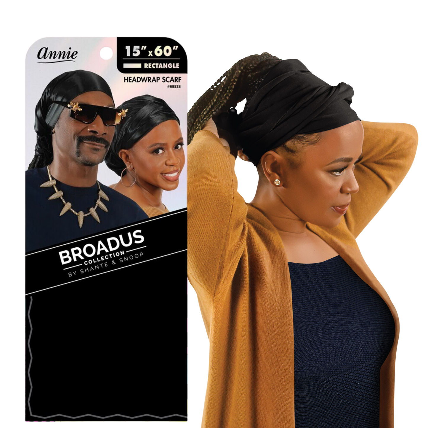 Broadus Collection Black Scarf