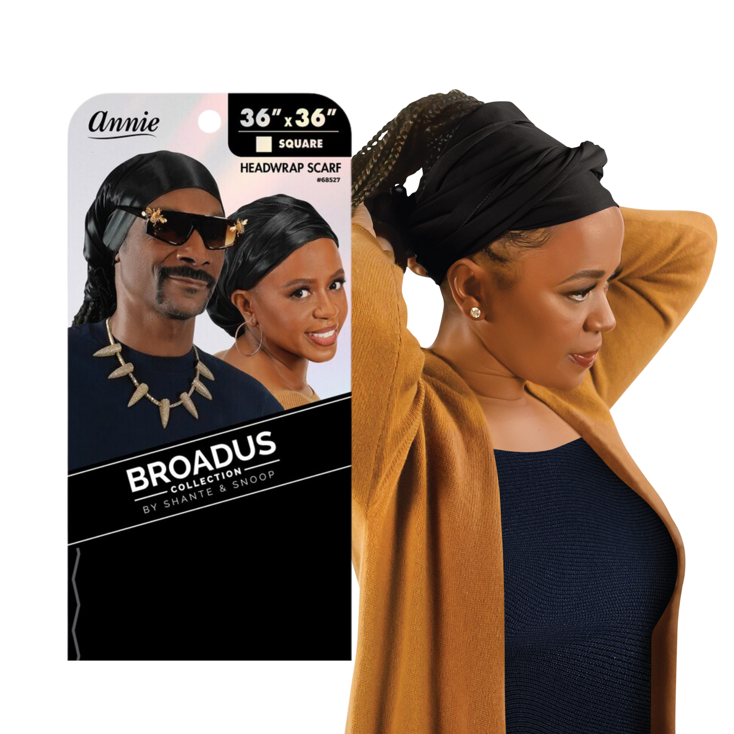 Broadus Collection Black Scarf