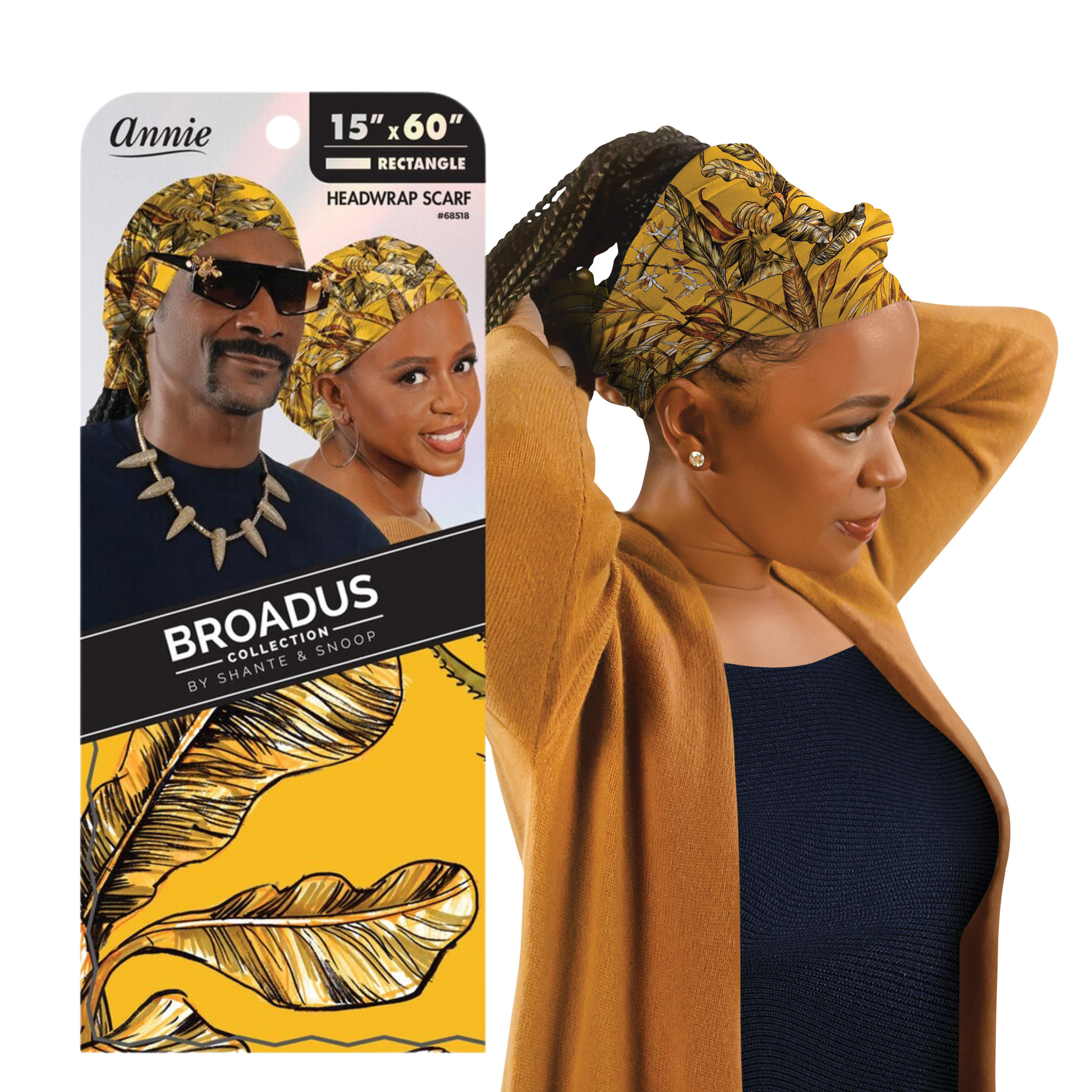 Broadus Collection Golden Tropics Scarf