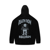 Death Row Core Acid Wash Hoodie