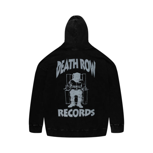 Death Row Core Acid Wash Hoodie