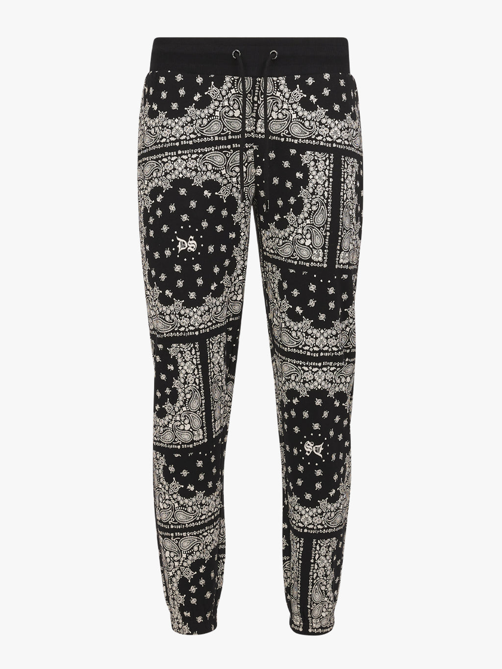 Dogg Supply by Snoop Dogg All Gender Bandana Print Sweatpants (Black)