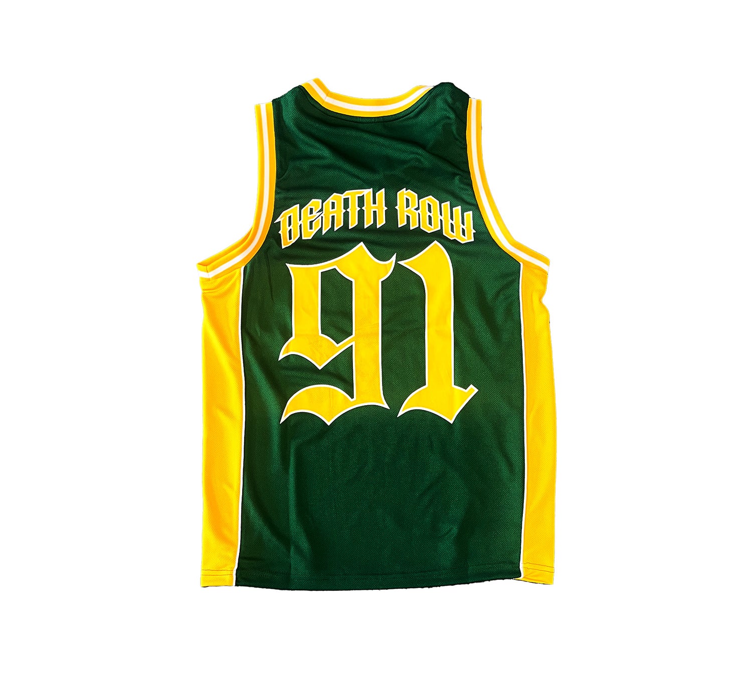 Death Row Mesh Basketball Jersey Green