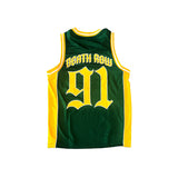 Death Row Mesh Basketball Jersey Green