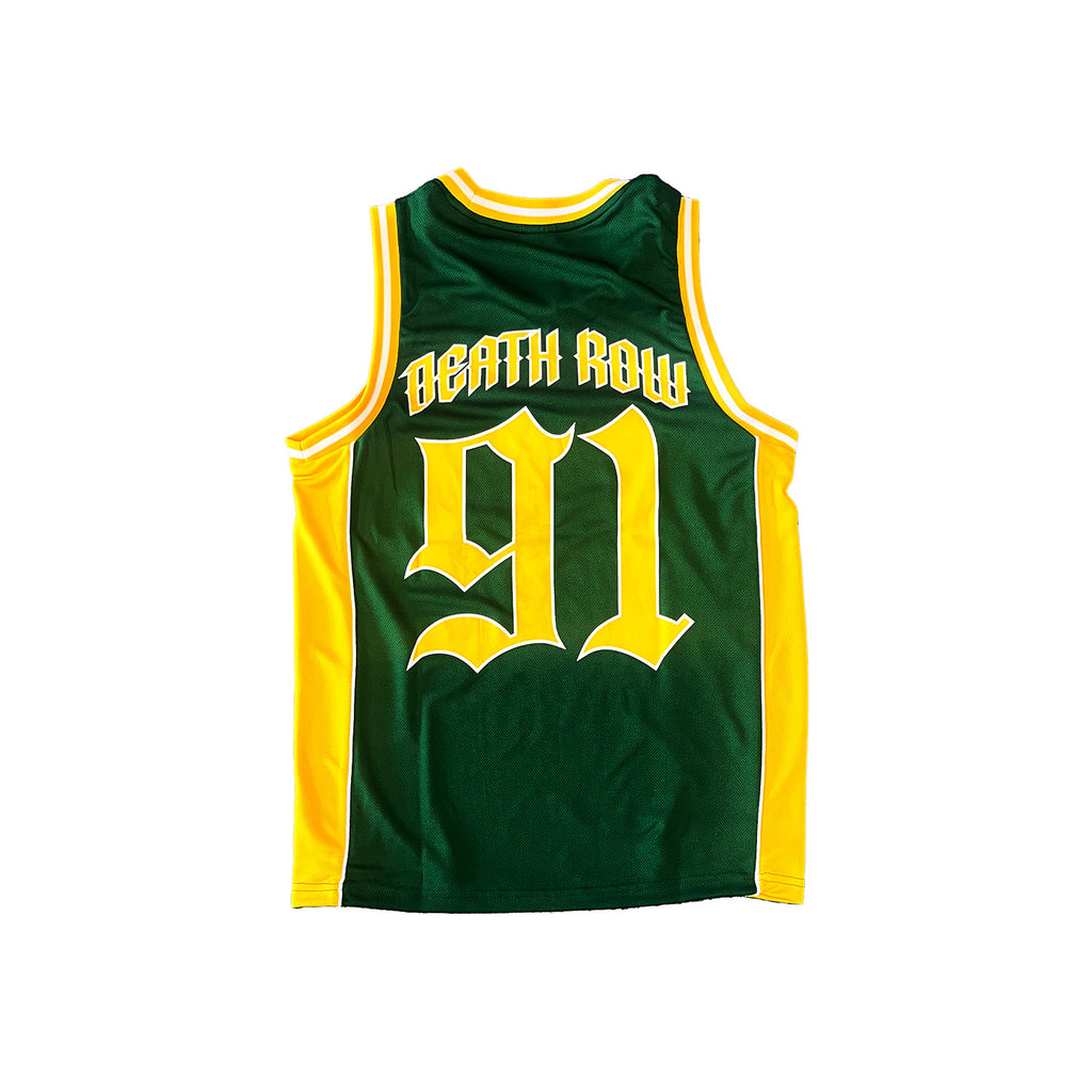 Death Row Mesh Basketball Jersey Green