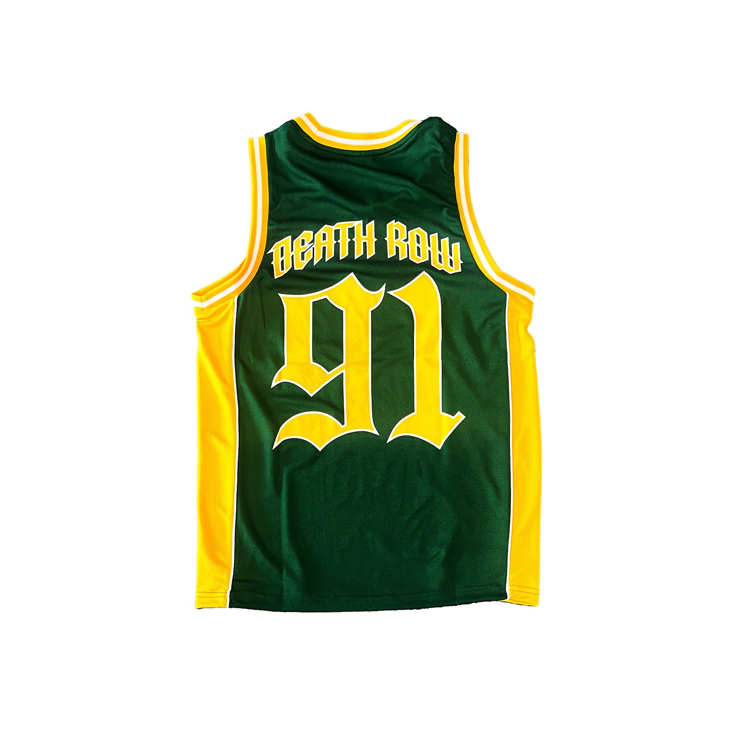 Death Row Mesh Basketball Jersey Green