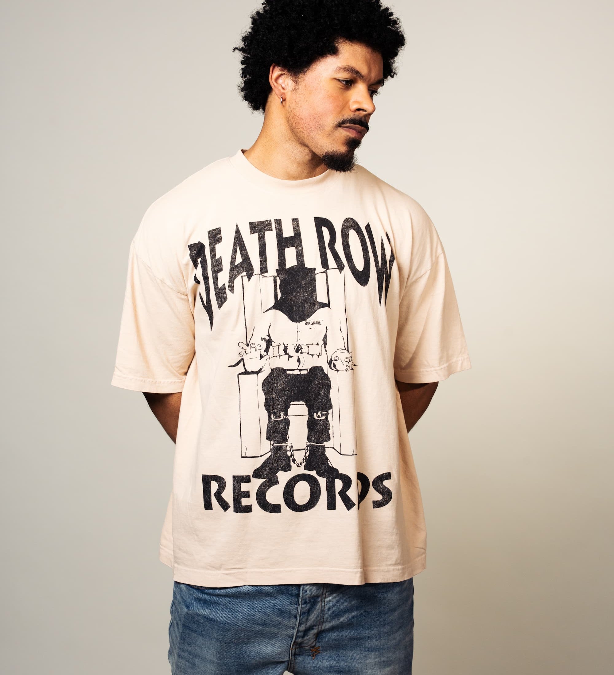 Death Row Tan Logo Tee