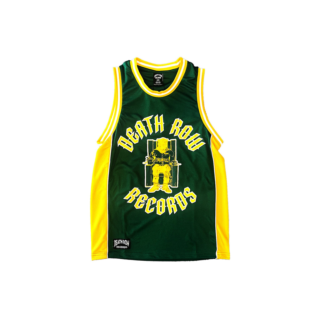 Death Row Mesh Basketball Jersey Green