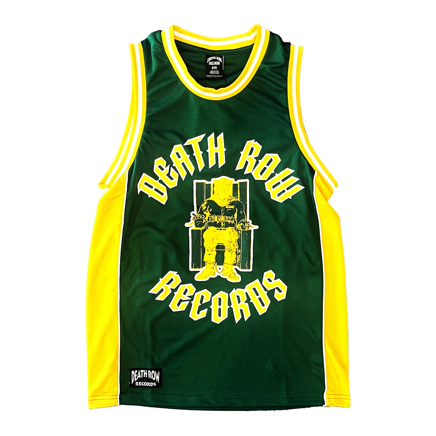 Death Row Mesh Basketball Jersey Green