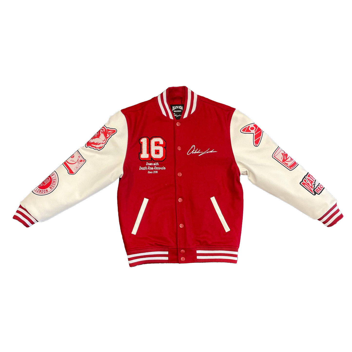 Death Row October London Varsity Jacket