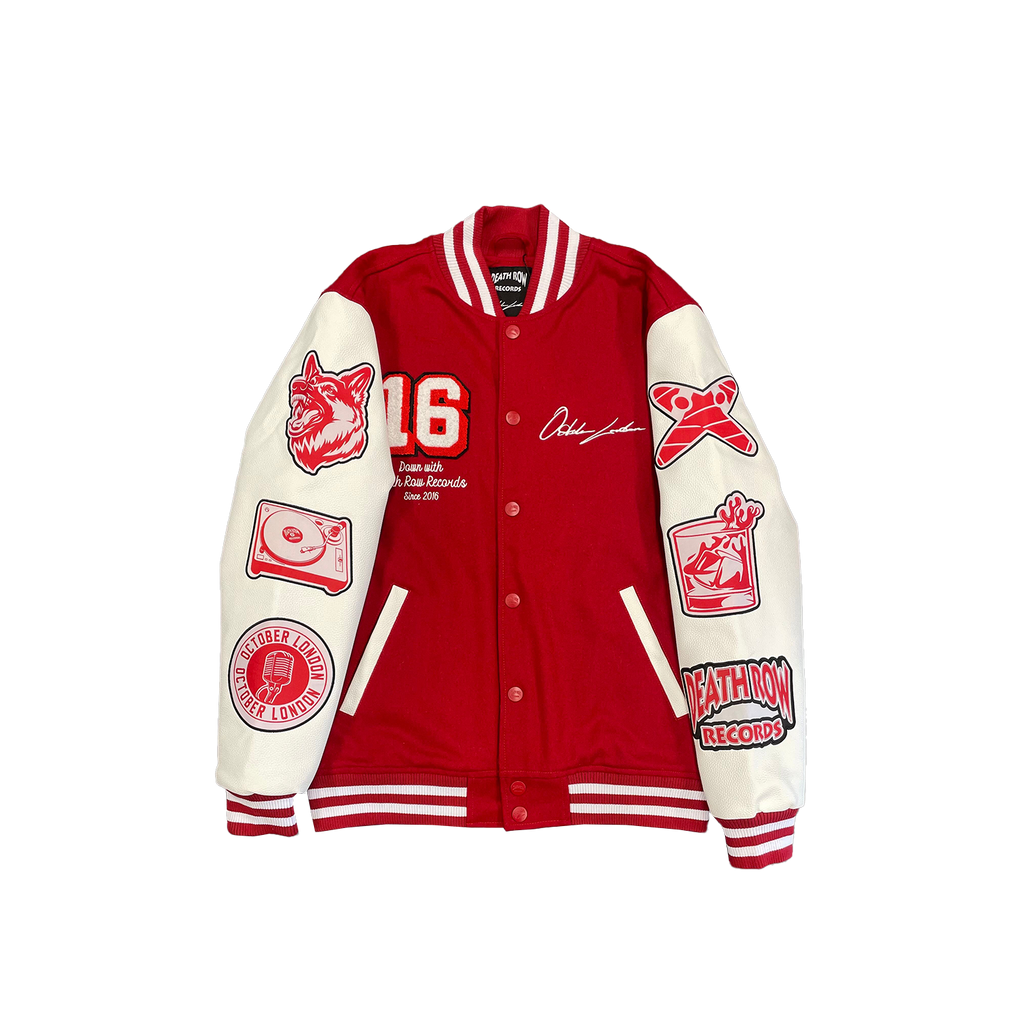 Death Row October London Varsity Jacket