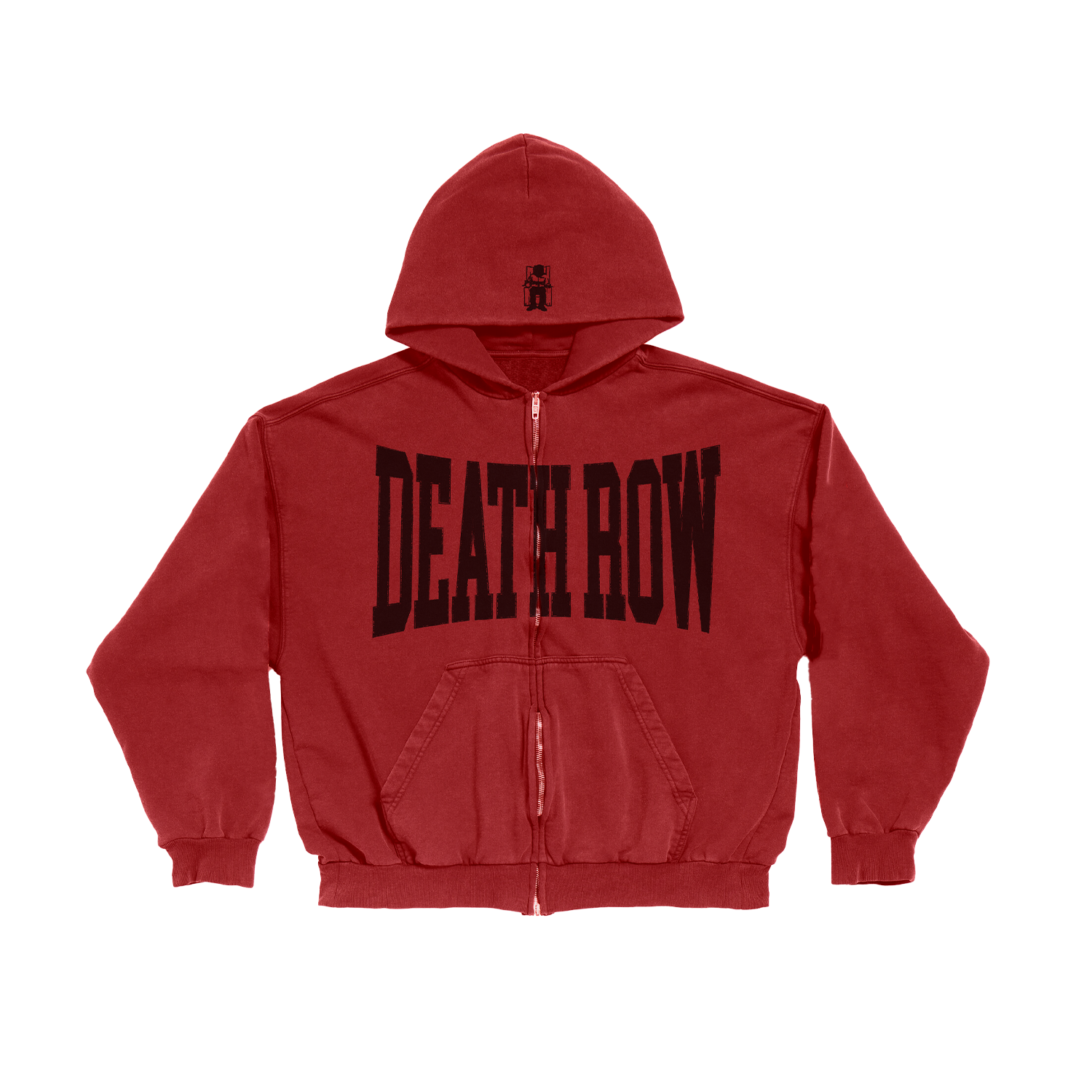 Death Row Records Zip Hoodie (Hair Opening)