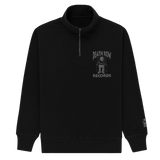Death Row Embroidered Logo Black Quarter Zip