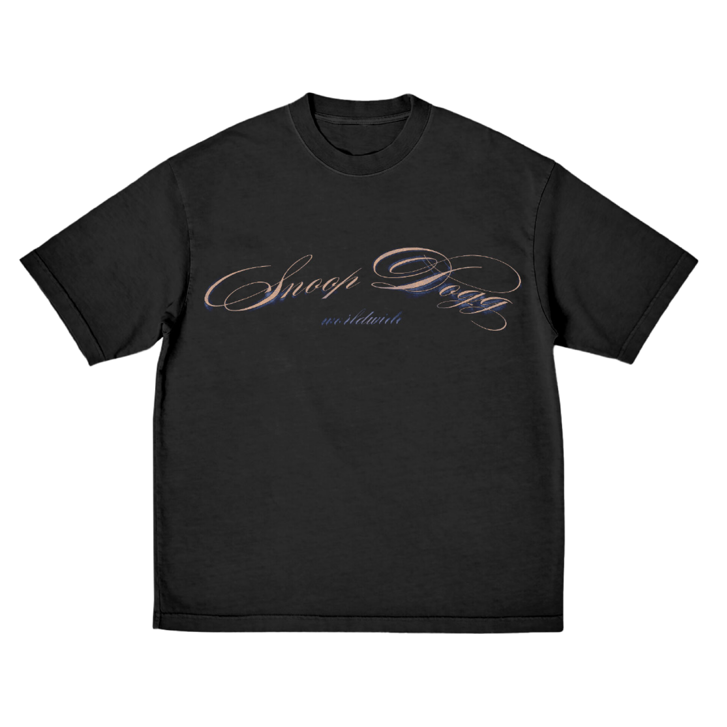 Snoop Script Tee - Black