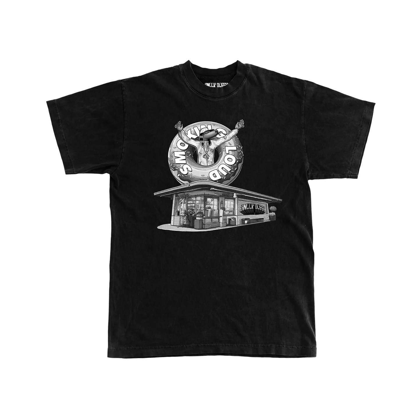 Snoopy Smoking Loud Donut Tee
