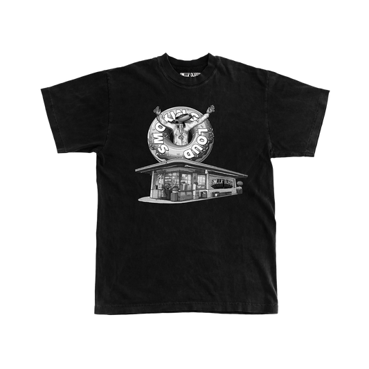 Snoopy Smoking Loud Donut Tee