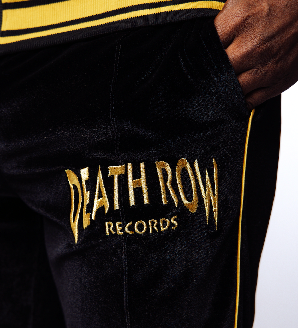 Death Row Metallic Track Pants