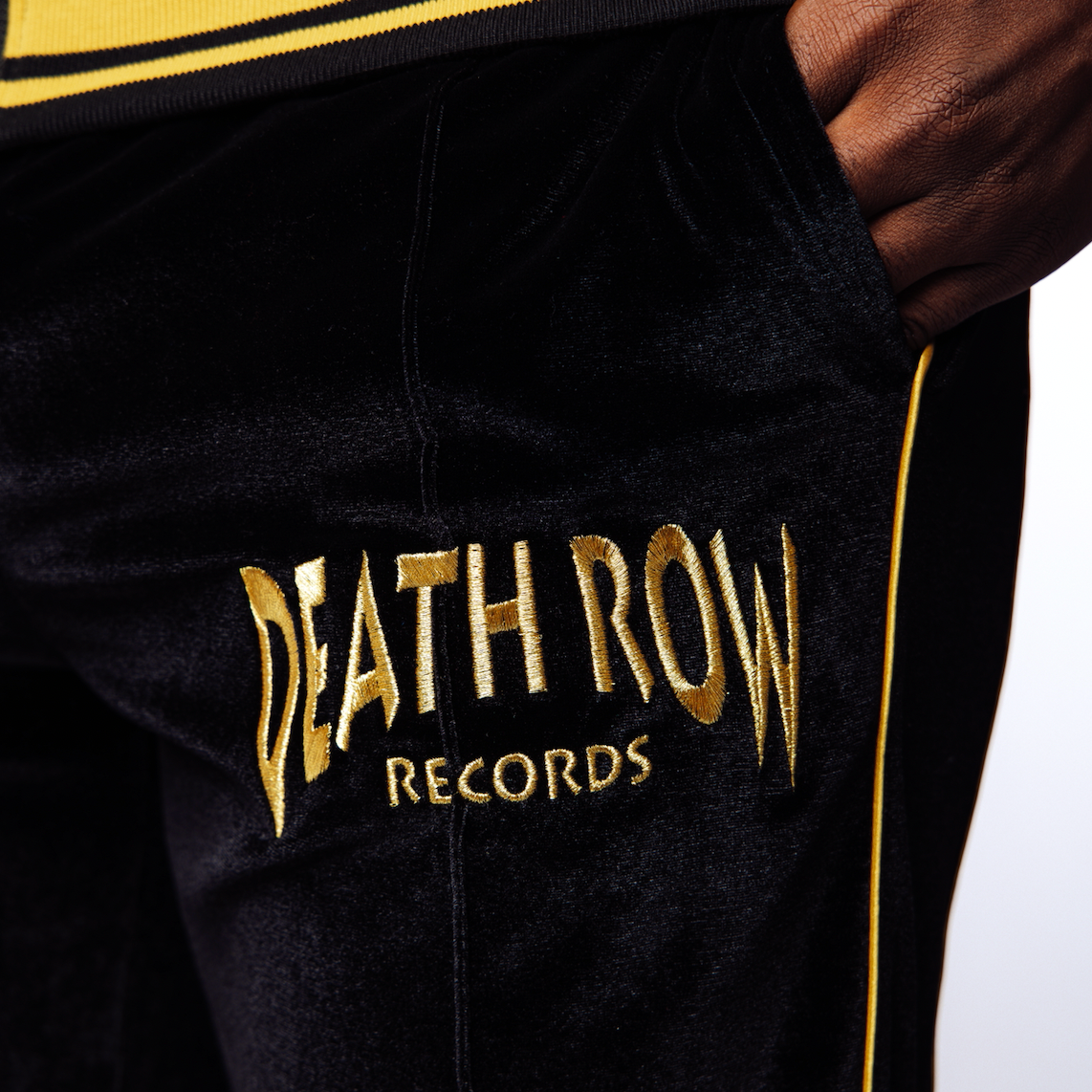 Death Row Metallic Track Pants