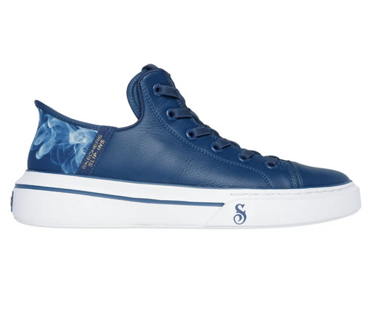 Snoop One x Skechers Slip in Navy Leather