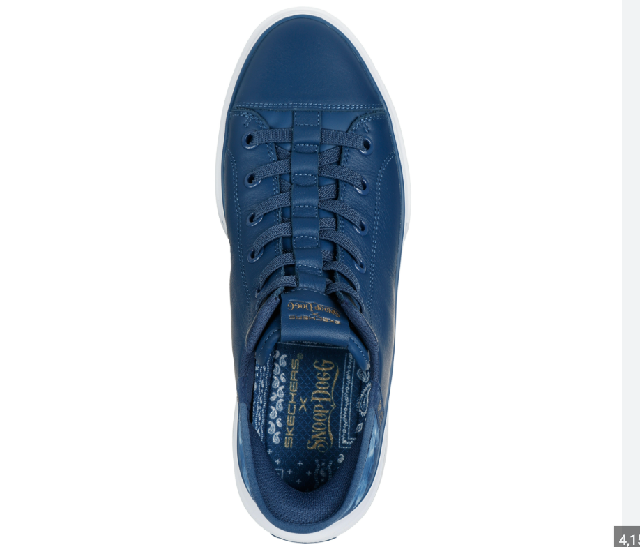 Snoop One x Skechers Slip in Navy Leather